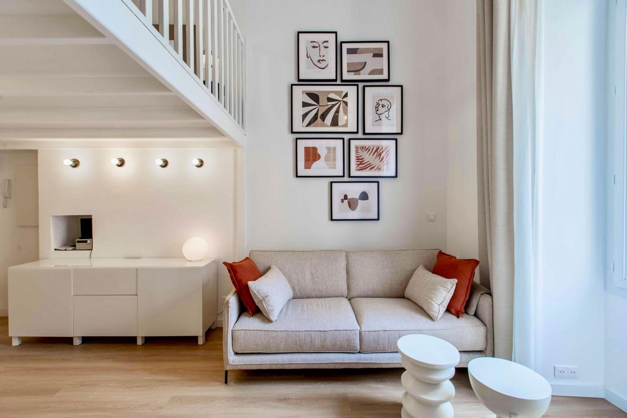 Suede Promenade Duplex Apartment At 1 Min From The Sea 2 Bathrooms Nice Exterior photo